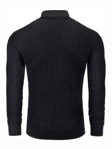 EB | Rollkragenpullover Waffelstrick Polyester-mix