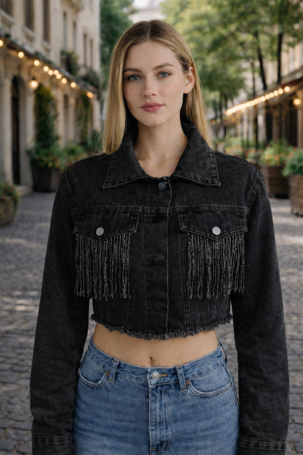 EB | Zerrissene Jeansjacke