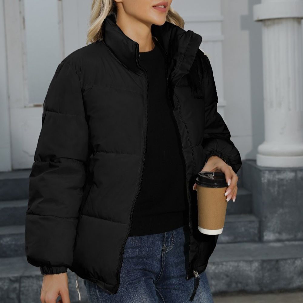 EB | Winddichte Baumwoll-Pufferjacke mit Rollkragen