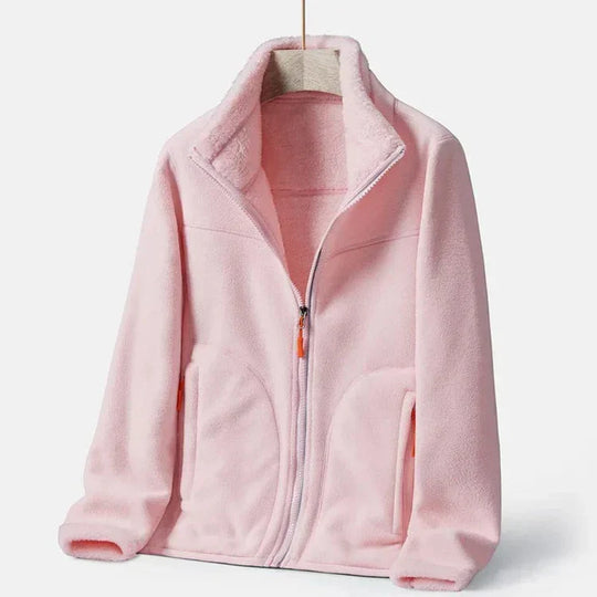 EB | Warme Fleecejacke mit Doppelter Knopfleiste für Damen