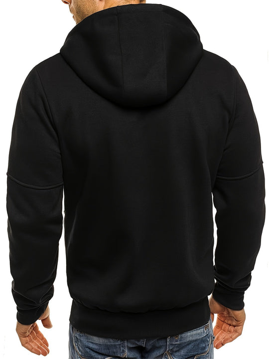 EB | Sportliche Kapuzenjacke mit Reißverschluss Bequem und Atmungsaktiv Perfekt für Outdoor-aktivitäten