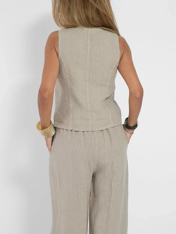 EB | Zweiteiliges Weste-Set für Damen