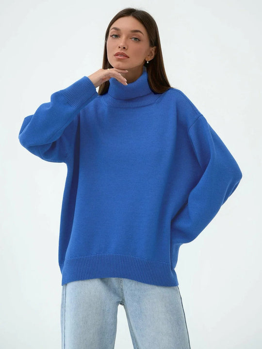EB | Kuscheliger Oversize-Pullover mit Rollkragen