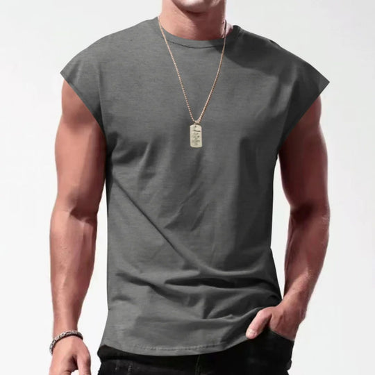 EB | Einfarbiges Weste-T-Shirt