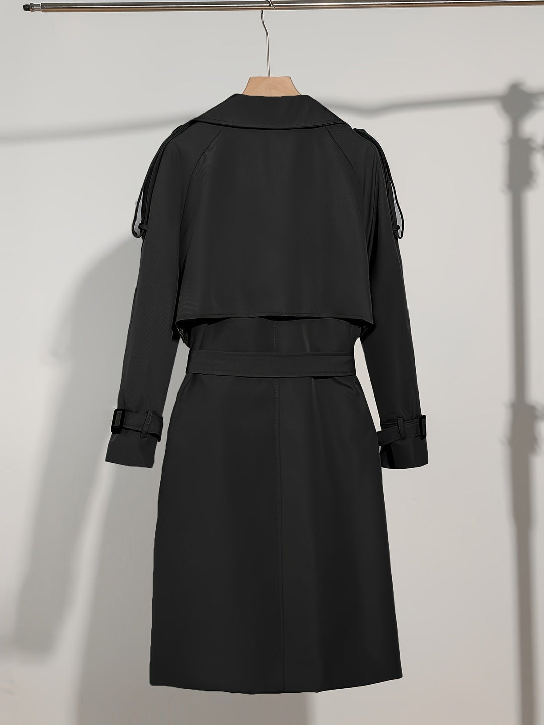 EB | Mantel mit Gürtel-Design Casual Plus Size für Frauen Perfekt für lässige Tage