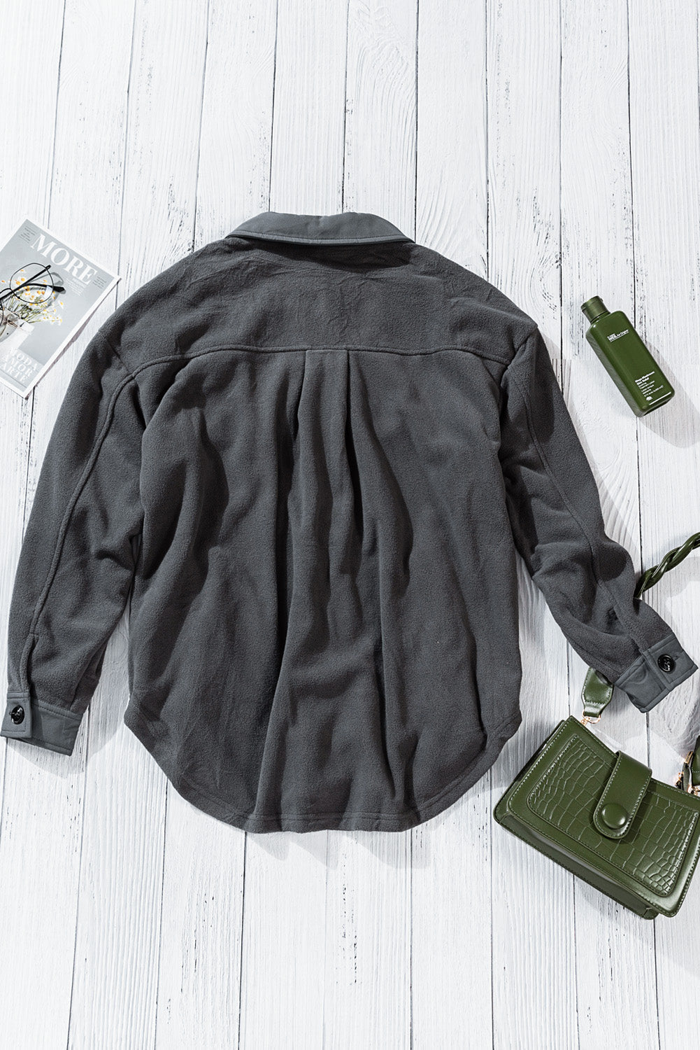 EB | Casual Fleece Shirtjacke Weich und Warm Perfekt für Den Alltag