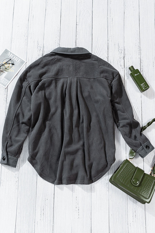 EB | Casual Fleece Shirtjacke Weich und Warm Perfekt für Den Alltag