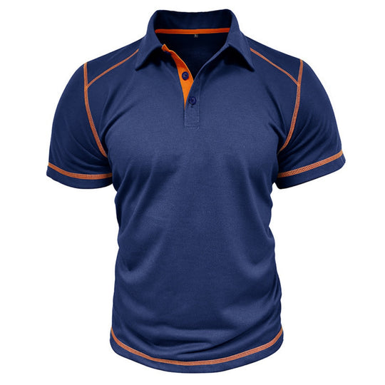 EB | Kurzärmeliges Poloshirt zum Spleißen
