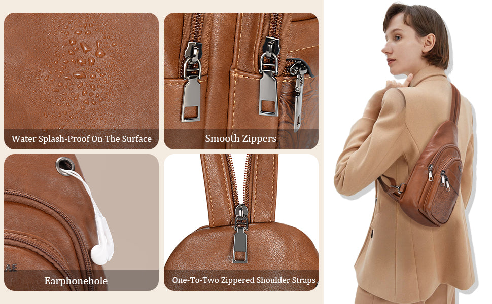 EB | Lässige Elegante Crossbody PU Schultertasche