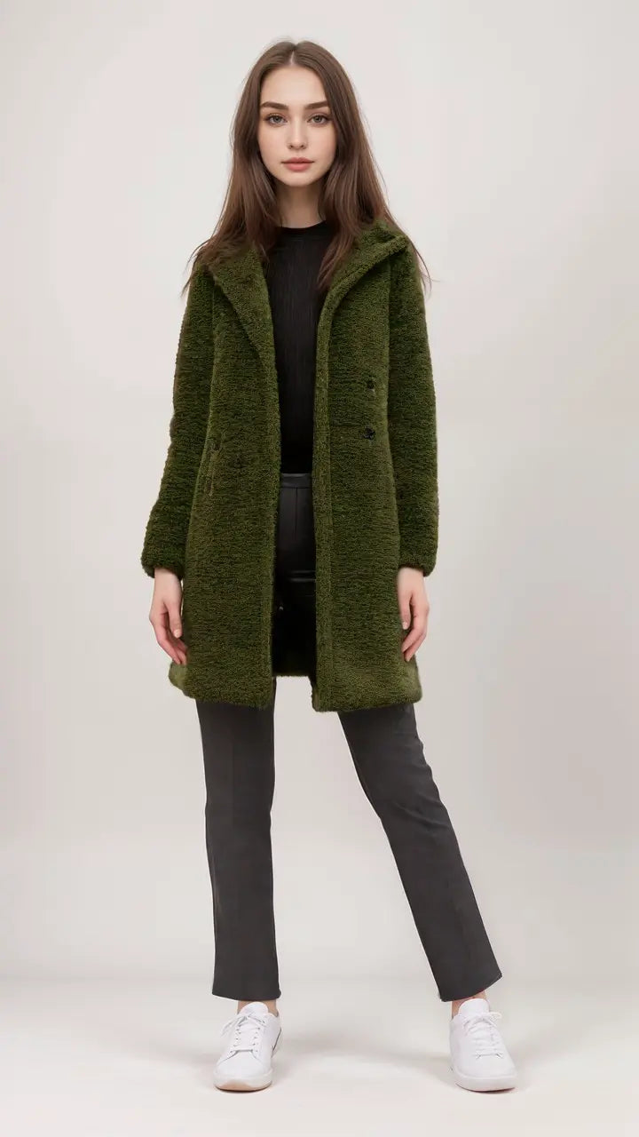 EB | Teddyjacke mit Kuscheliger Struktur