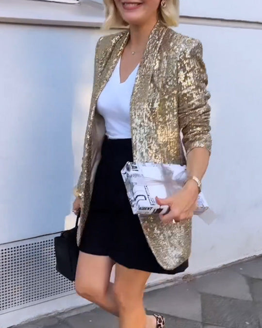 EB | Glänzender Damen Blazer