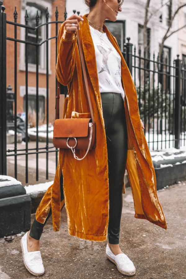 EB | Damen Stylische Wildleder Kimono Jacke