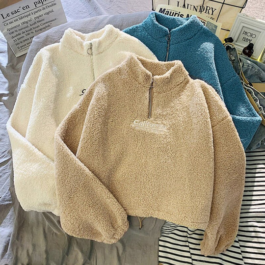 EB | Damen Fleece-Pullover für Kühle Tage