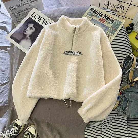 EB | Damen Fleece-Pullover für Kühle Tage