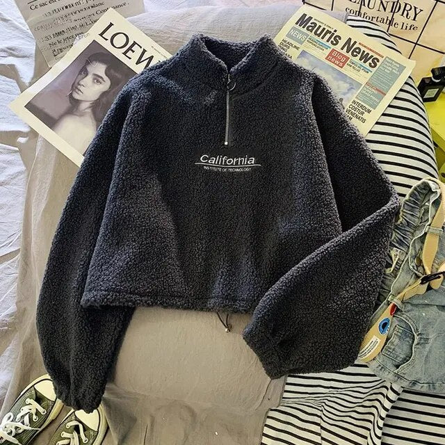 EB | Damen Fleece-Pullover für Kühle Tage