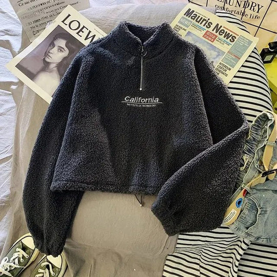 EB | Damen Fleece-Pullover für Kühle Tage