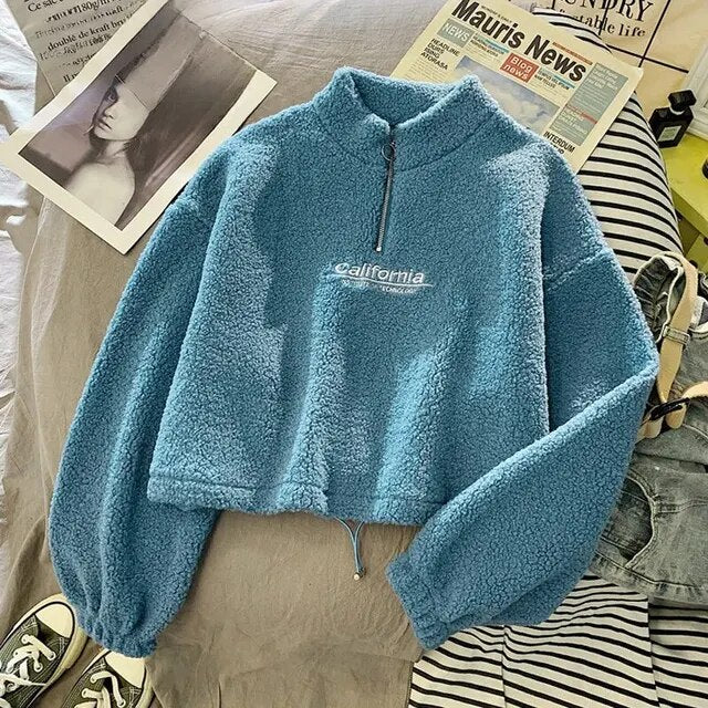 EB | Damen Fleece-Pullover für Kühle Tage