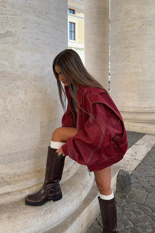 EB | Übergröße Zip Jacke
