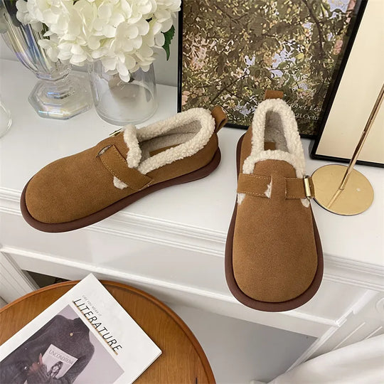 Mikaela Leder Hausschuhe | Warm & Trendy EB