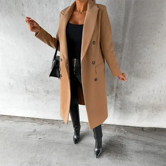 EB | Damen Warme Trench Mantel Winter