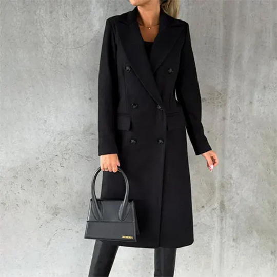 EB | Damen Warme Trench Mantel Winter