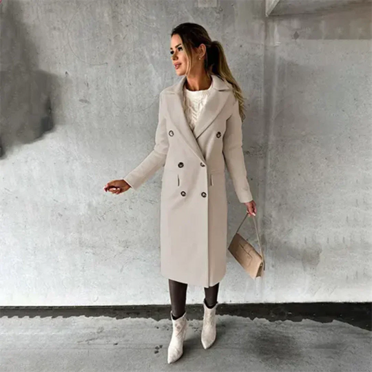 EB | Damen Warme Trench Mantel - Winter