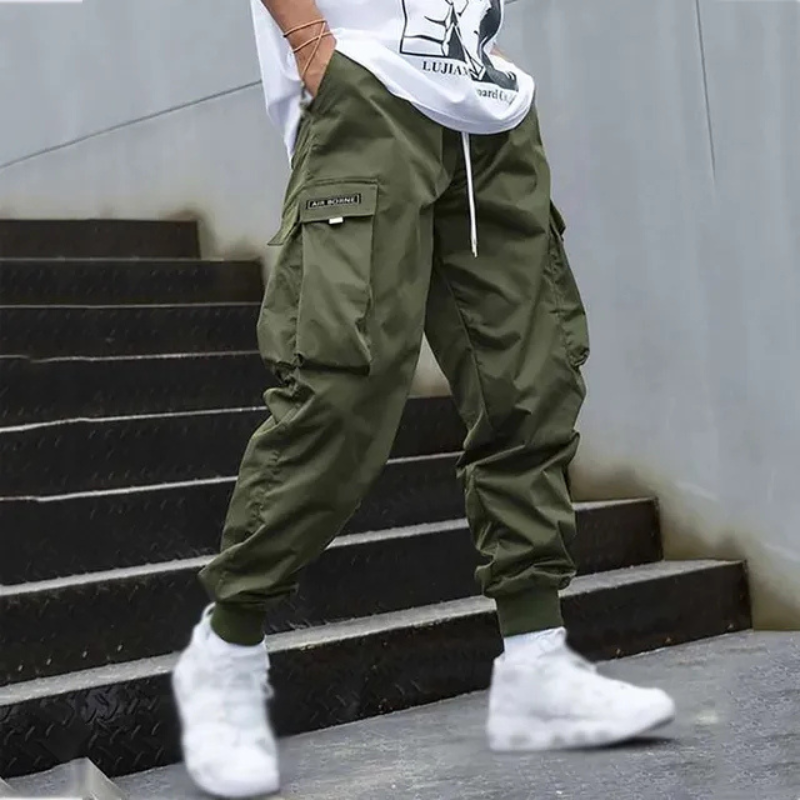 EB | Herren Schwarze Cargo Hose