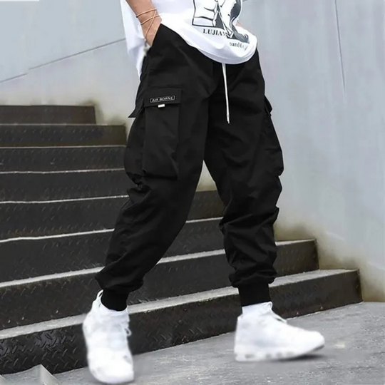EB | Herren Schwarze Cargo Hose