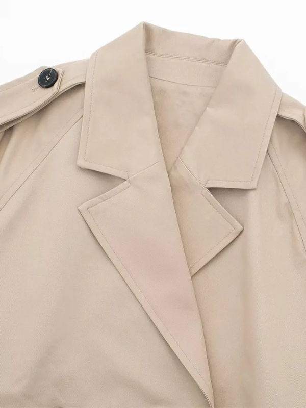 EB | Cropped Trenchcoat - Stilvoll & Vintage