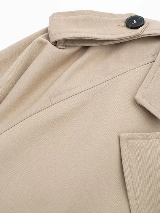 EB | Cropped Trenchcoat - Stilvoll & Vintage