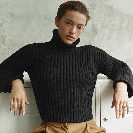 EB | Damen Klassischer Rollkragenpullover