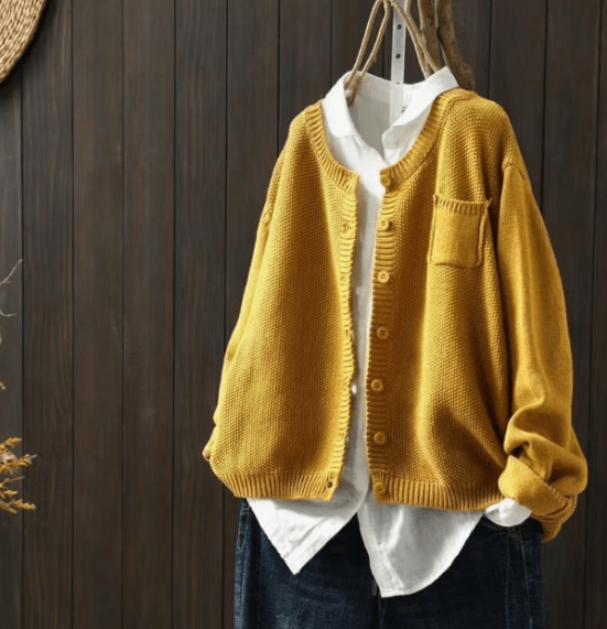 EB | Cardigan mit Klassischem Knopfdesign