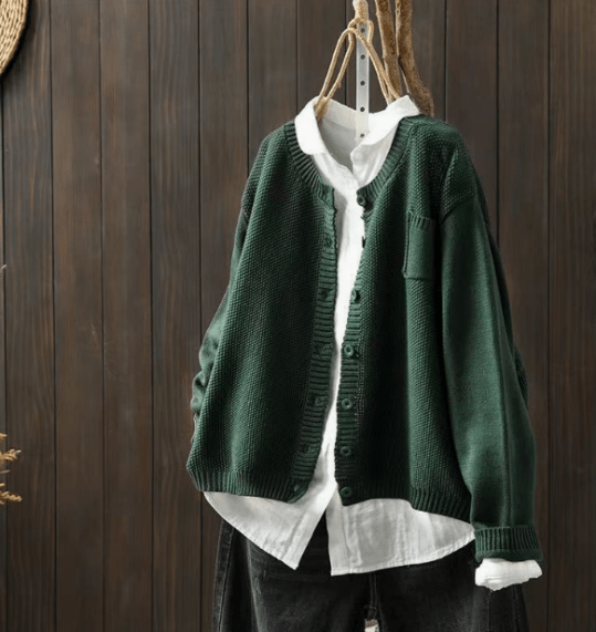 EB | Cardigan mit Klassischem Knopfdesign