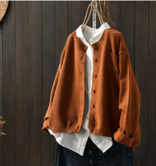 EB | Cardigan mit Klassischem Knopfdesign