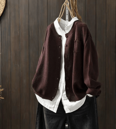 EB | Cardigan mit Klassischem Knopfdesign