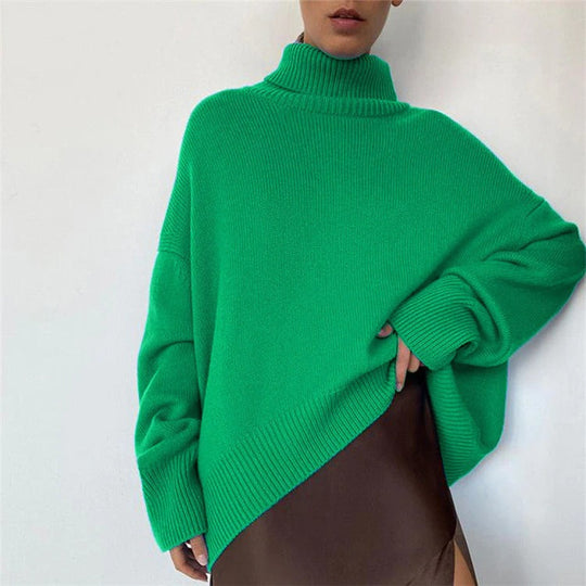 EB - Weit geschnittener warmer Rollkragenpullover