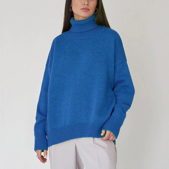EB - Weit geschnittener warmer Rollkragenpullover