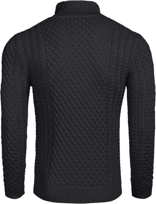 EB | Freizeit Strick Herren Rollkragenpullover