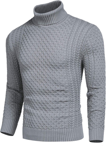 EB | Freizeit Strick Herren Rollkragenpullover