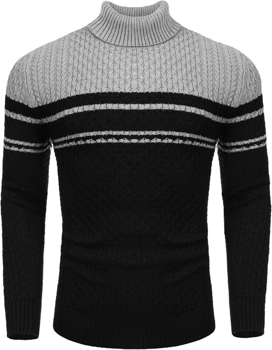 EB | Freizeit Strick Herren Rollkragenpullover