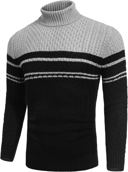 EB | Freizeit Strick Herren Rollkragenpullover