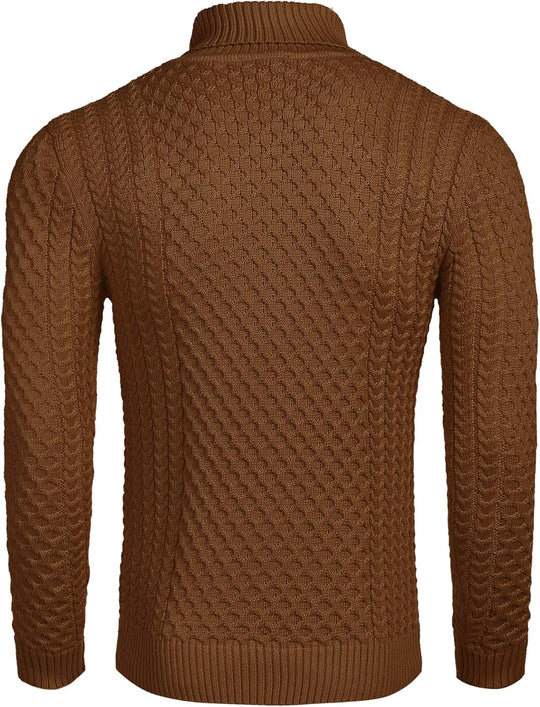 EB | Freizeit Strick Herren Rollkragenpullover