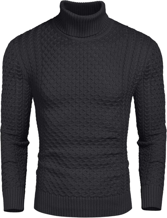 EB | Freizeit Strick Herren Rollkragenpullover