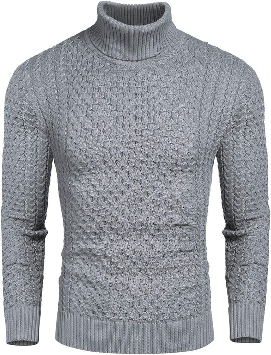 EB | Freizeit Strick Herren Rollkragenpullover
