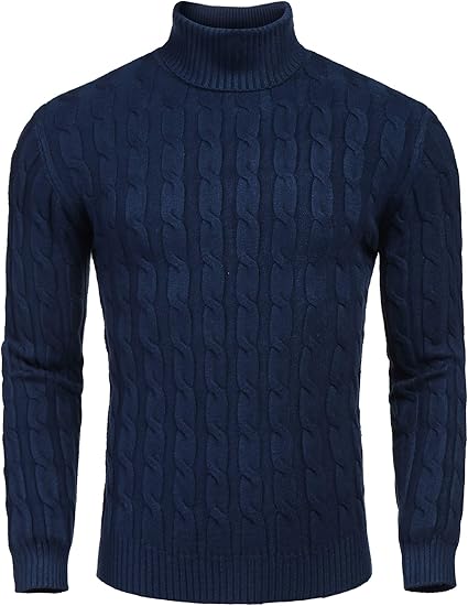 EB | Freizeit Strick Herren Rollkragenpullover