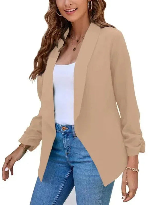 EB | Freizeit Slim Fit V-Ausschnitt Damen Blazer