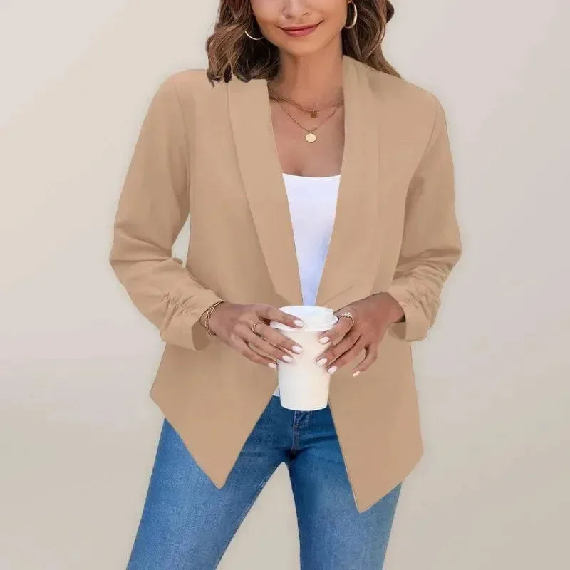 EB | Freizeit Slim Fit V-Ausschnitt Damen Blazer