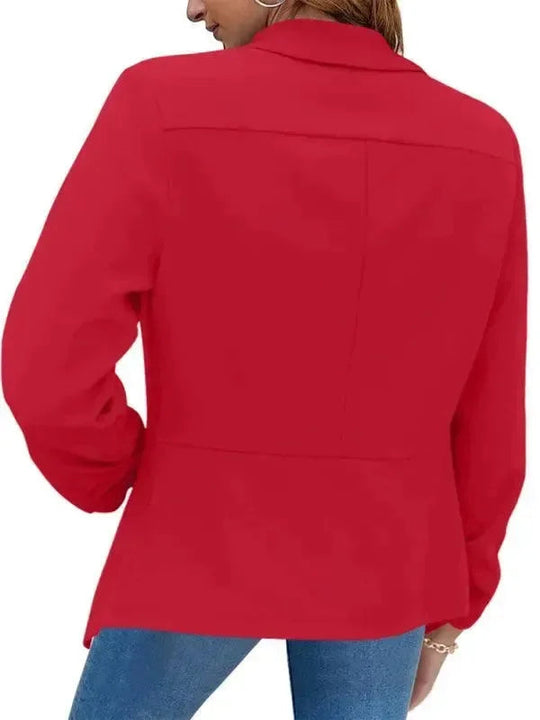 EB | Freizeit Slim Fit V-Ausschnitt Damen Blazer