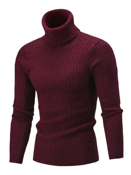 EB | Enger Stretch Herren Pullover mit Rollkragen