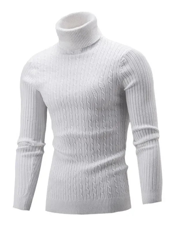 EB | Enger Stretch Herren Pullover mit Rollkragen